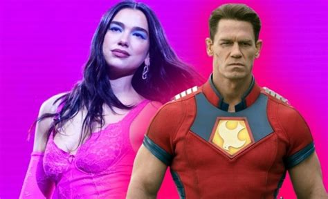 Dua Lipa y John Cena forman una relación especial tras el rodaje。